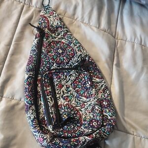 Vera Bradley Floral Patterned Sling Bag